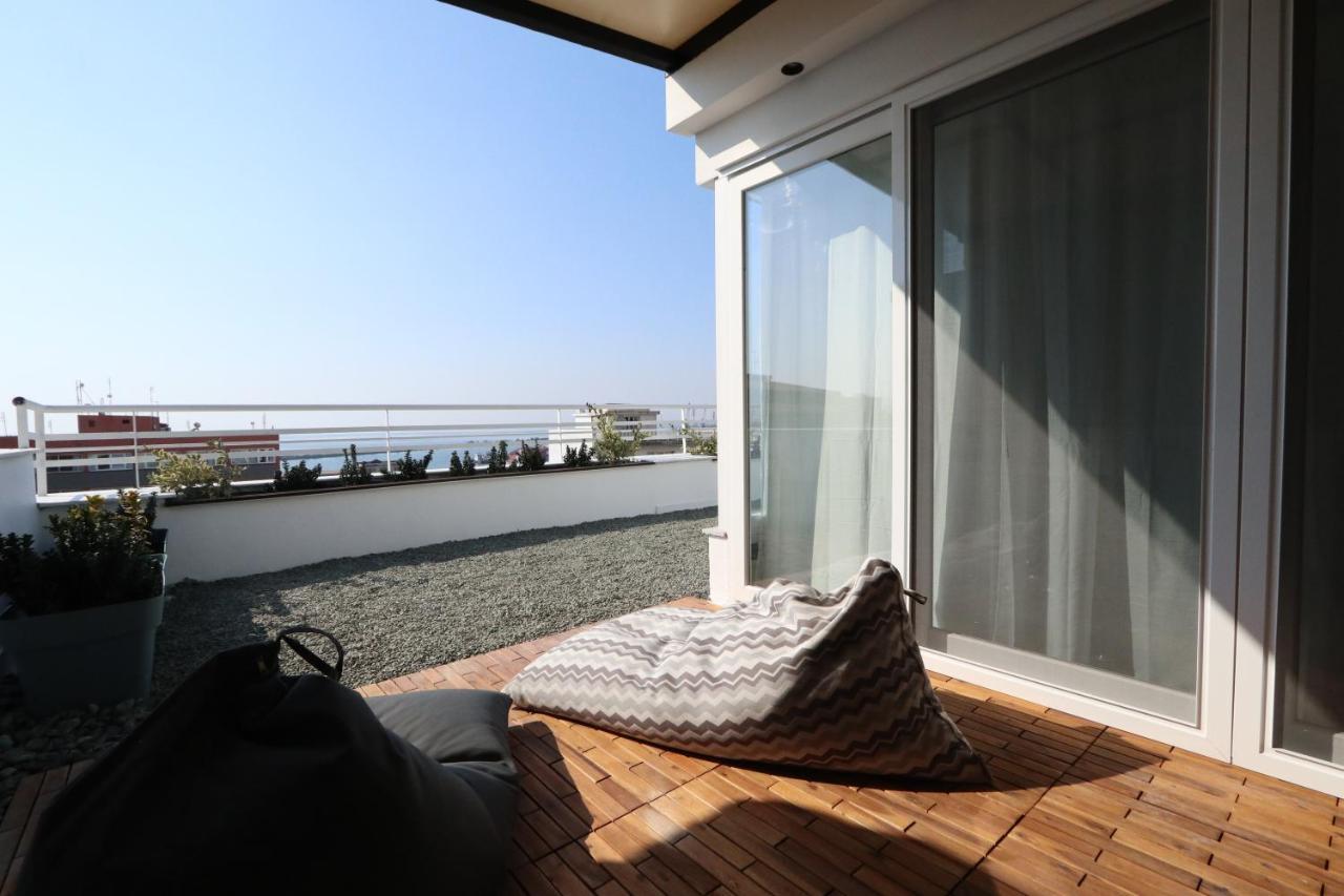 Ferienwohnung Port De L'Eau Roof Garden Thessaloniki Exterior foto